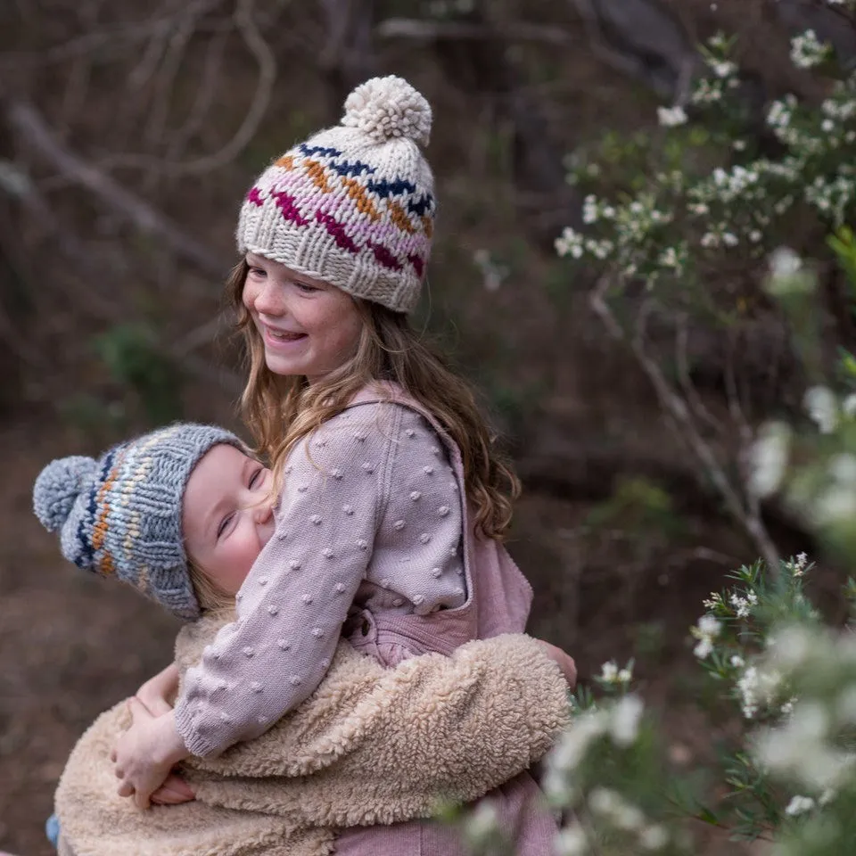 Acorn Kids: Stevie Beanie Natural and Multi