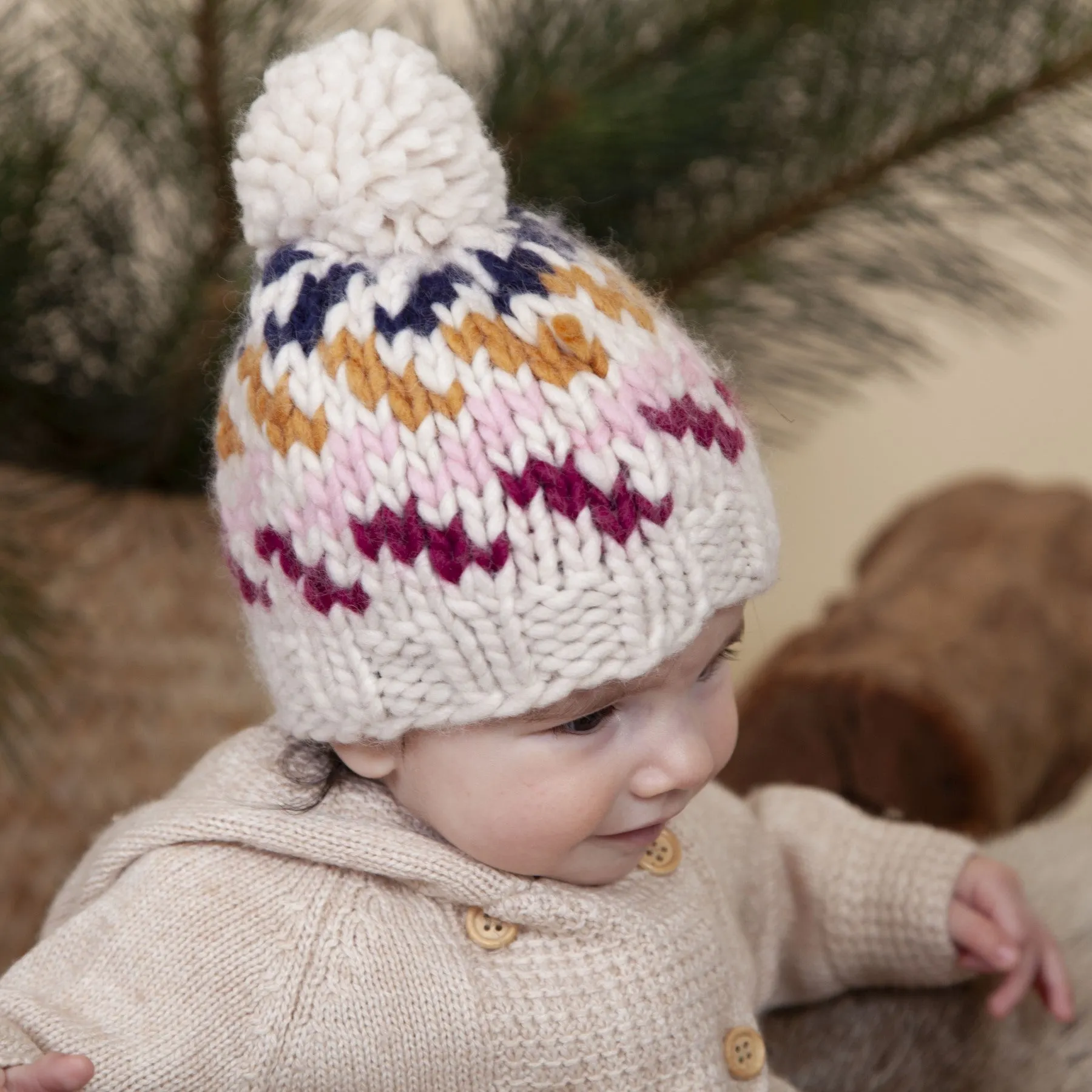 Acorn Kids: Stevie Beanie Natural and Multi