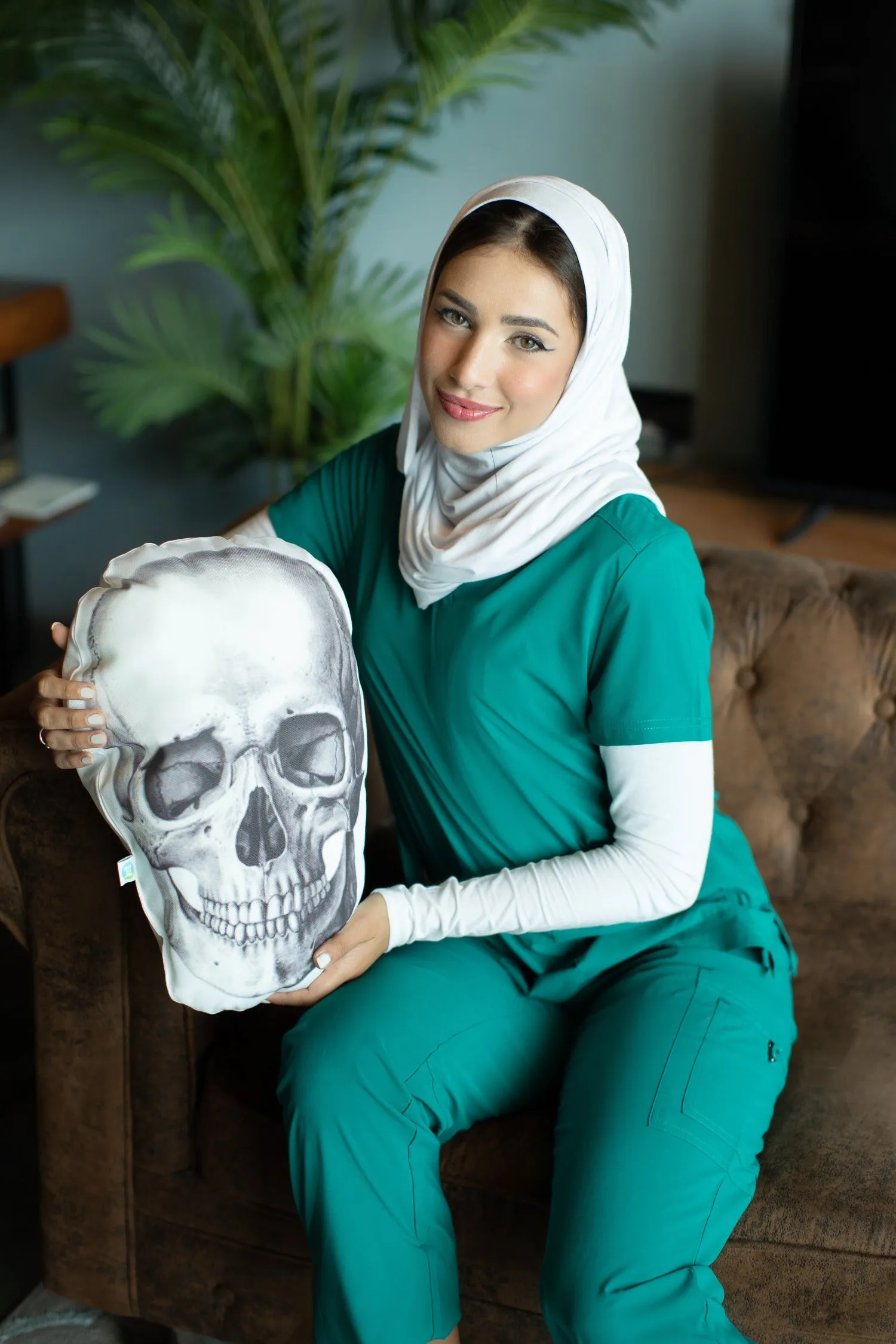 Anatomy Skull Cushion