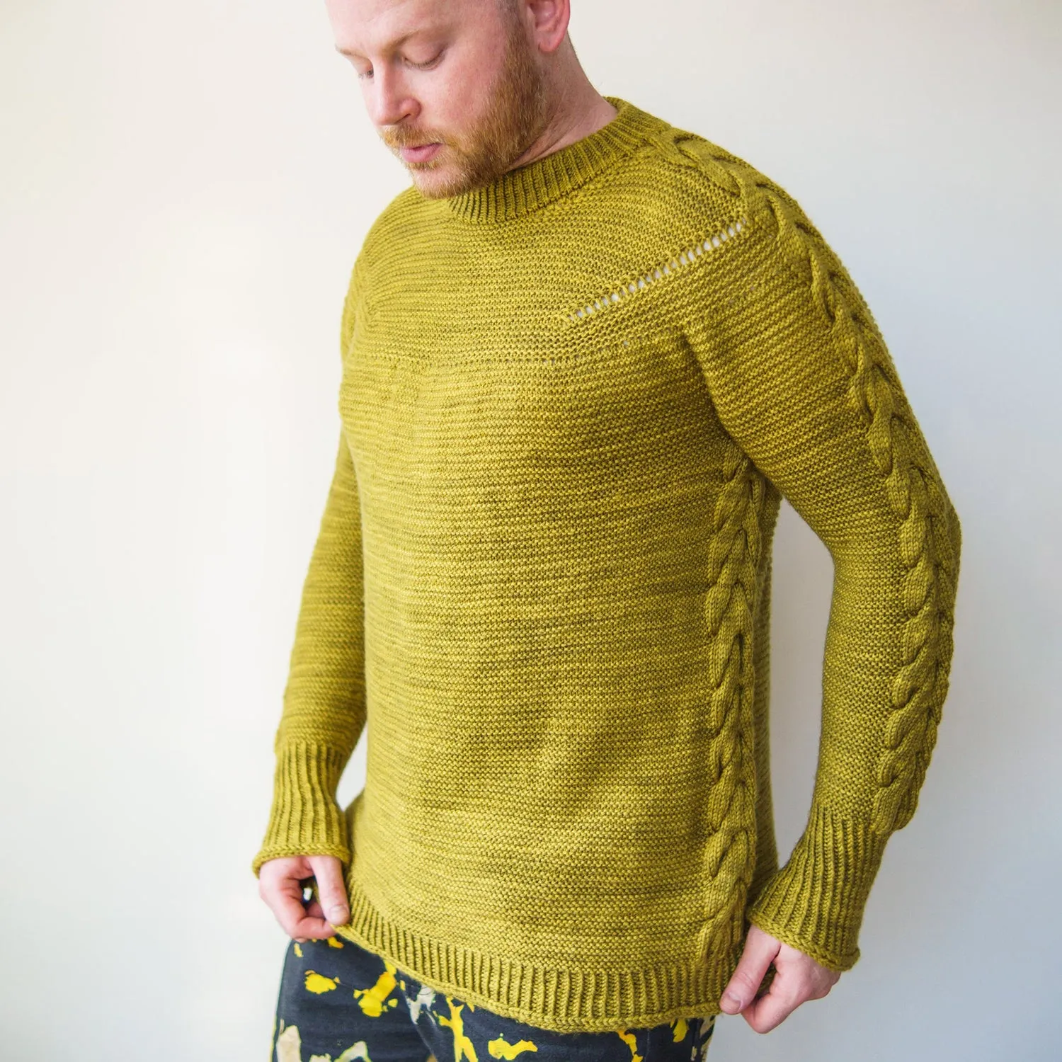 ANTLER SLEEVE SWEATER - CANAL HOUSE