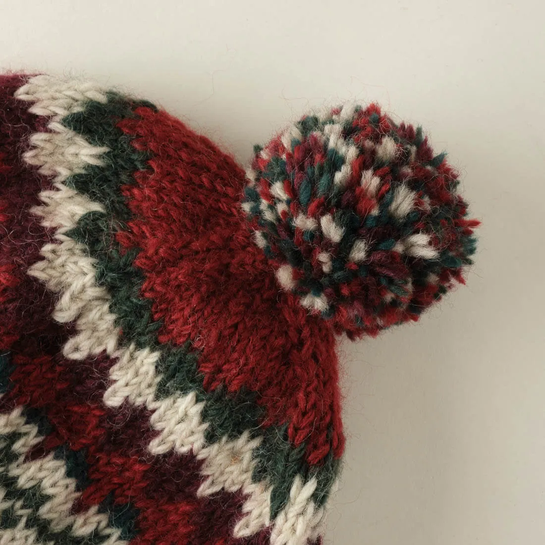 Astrid Fair Isle Knitted Bobble Hat