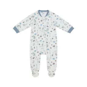 Bamboo Zip Footed Sleeper