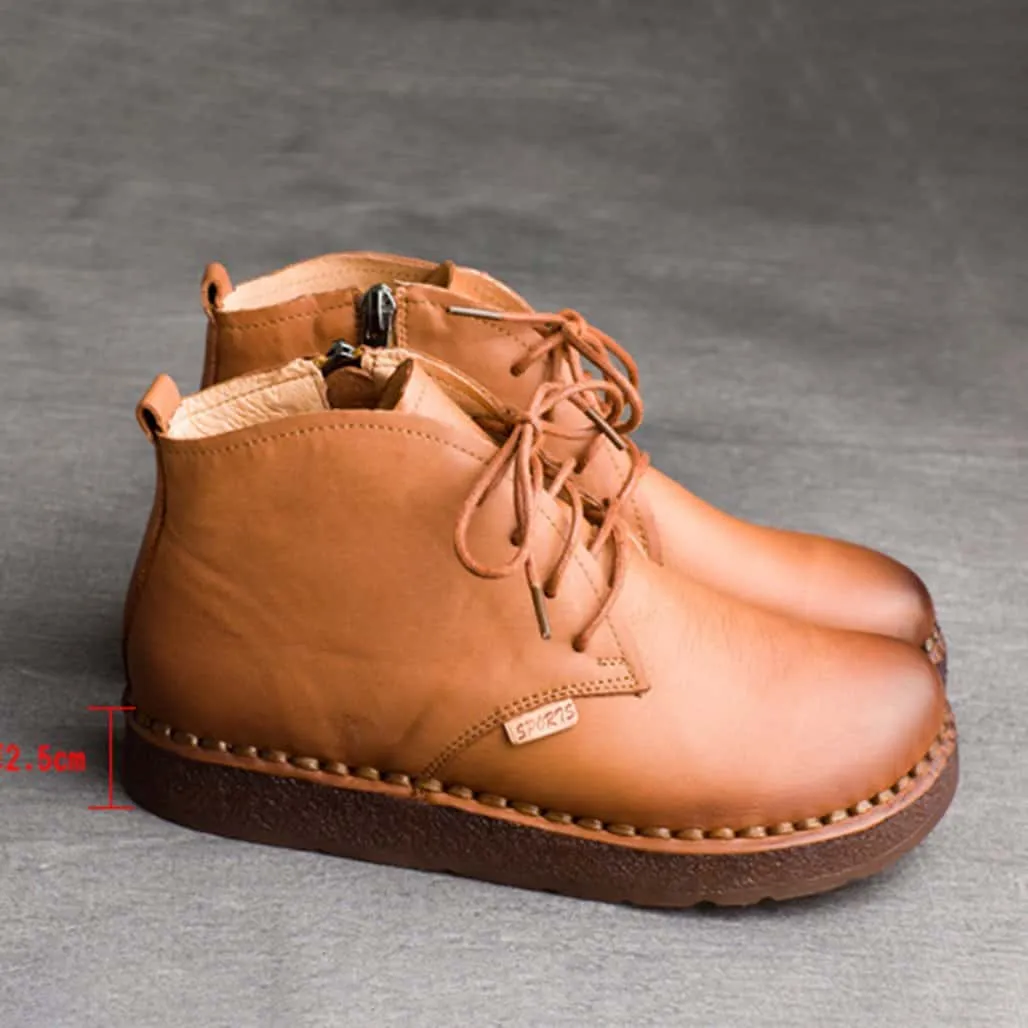 BEST Winter Comfortable Handmade Retro Walking Boots 42