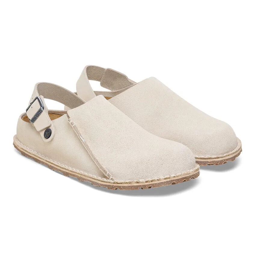 Birkenstock Lutry Eggshell Suede Women's