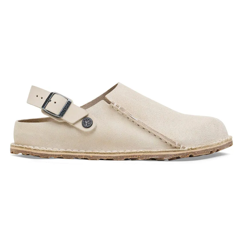 Birkenstock Lutry Eggshell Suede Women's
