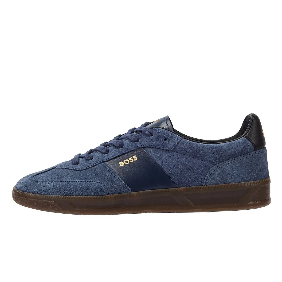 Boss Brandon Tennis Suede Men's Dark Blue Trainers