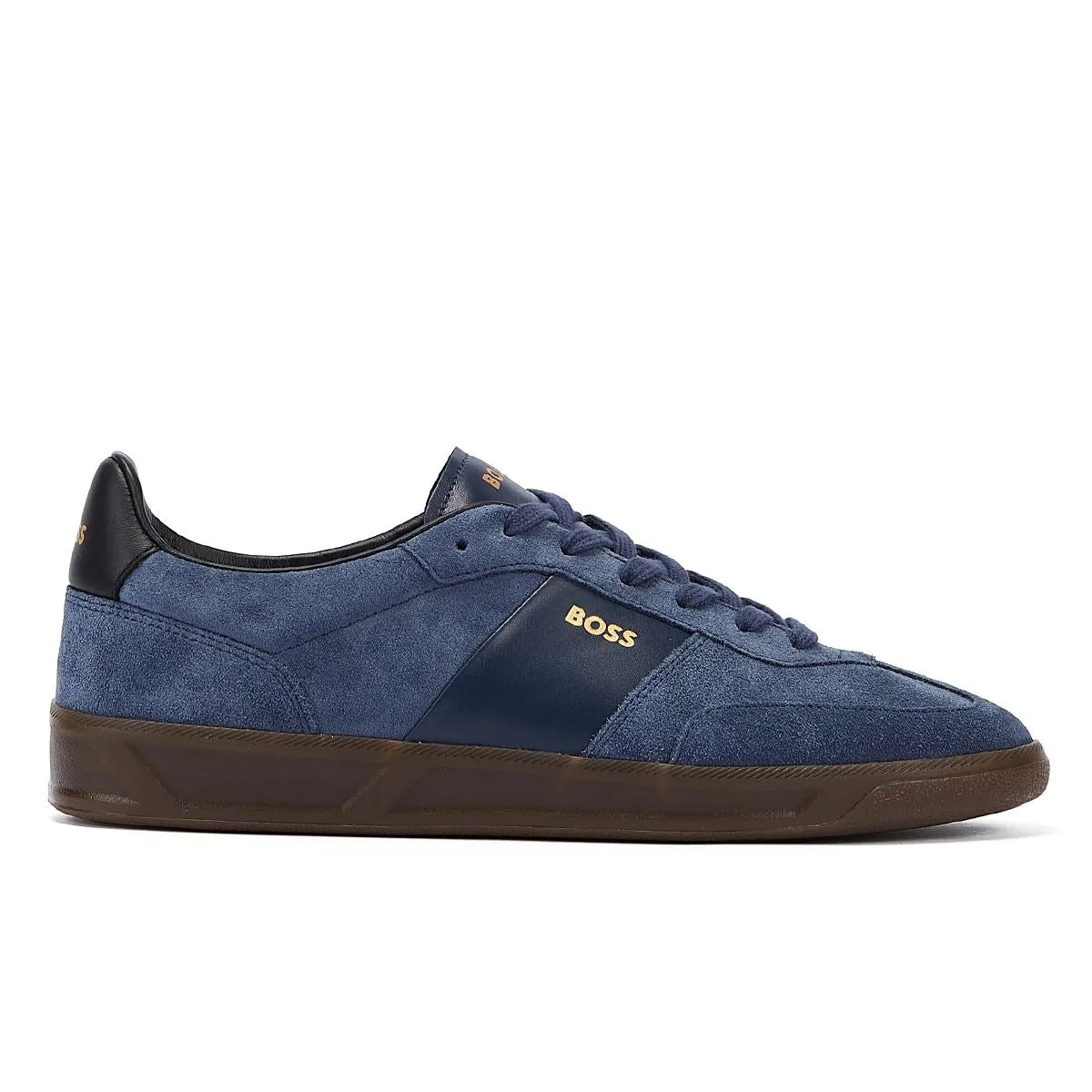 Boss Brandon Tennis Suede Men's Dark Blue Trainers