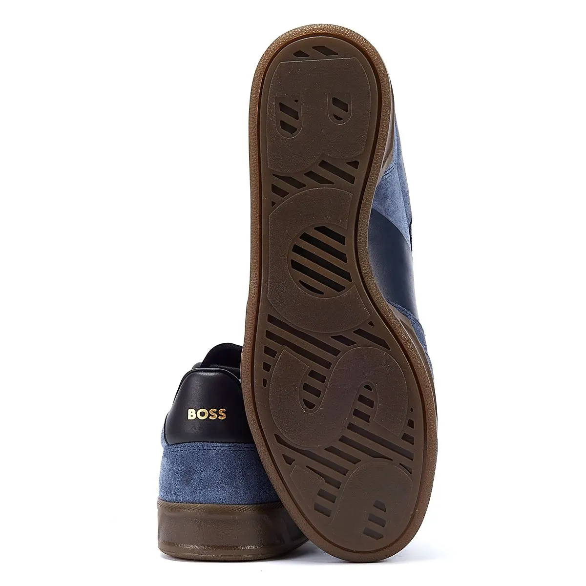 Boss Brandon Tennis Suede Men's Dark Blue Trainers