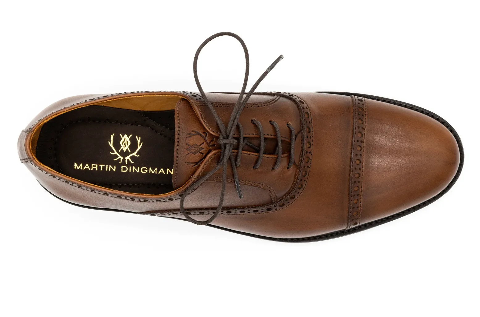 Cambridge Cap Toe Dress Shoe Chocolate
