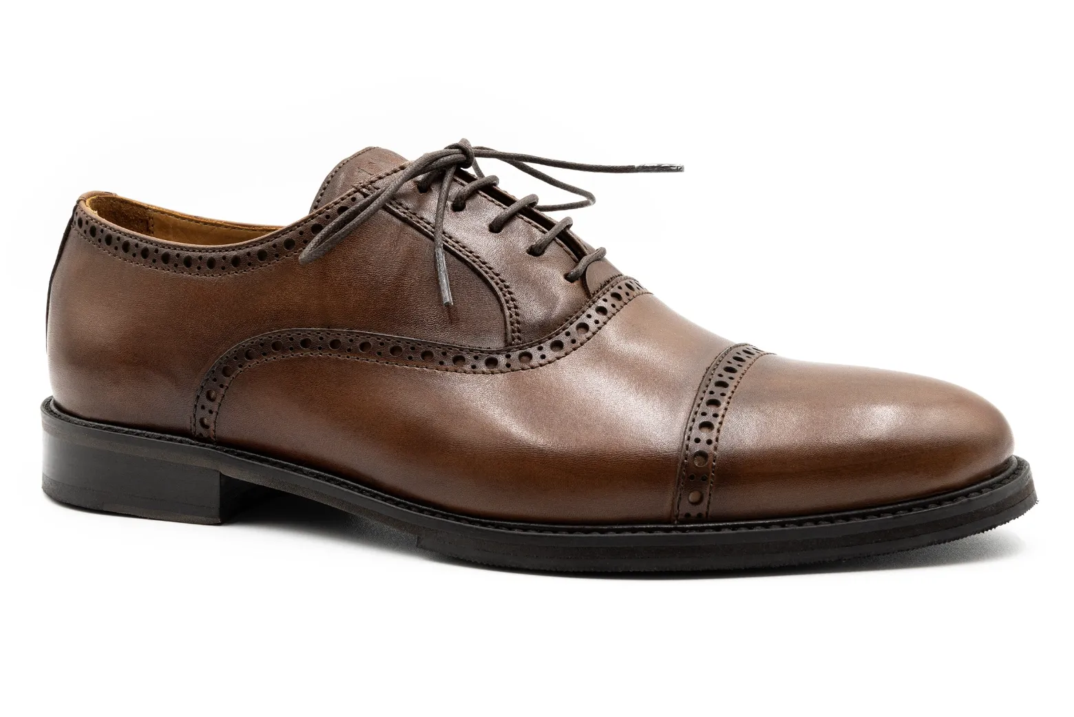 Cambridge Cap Toe Dress Shoe Chocolate