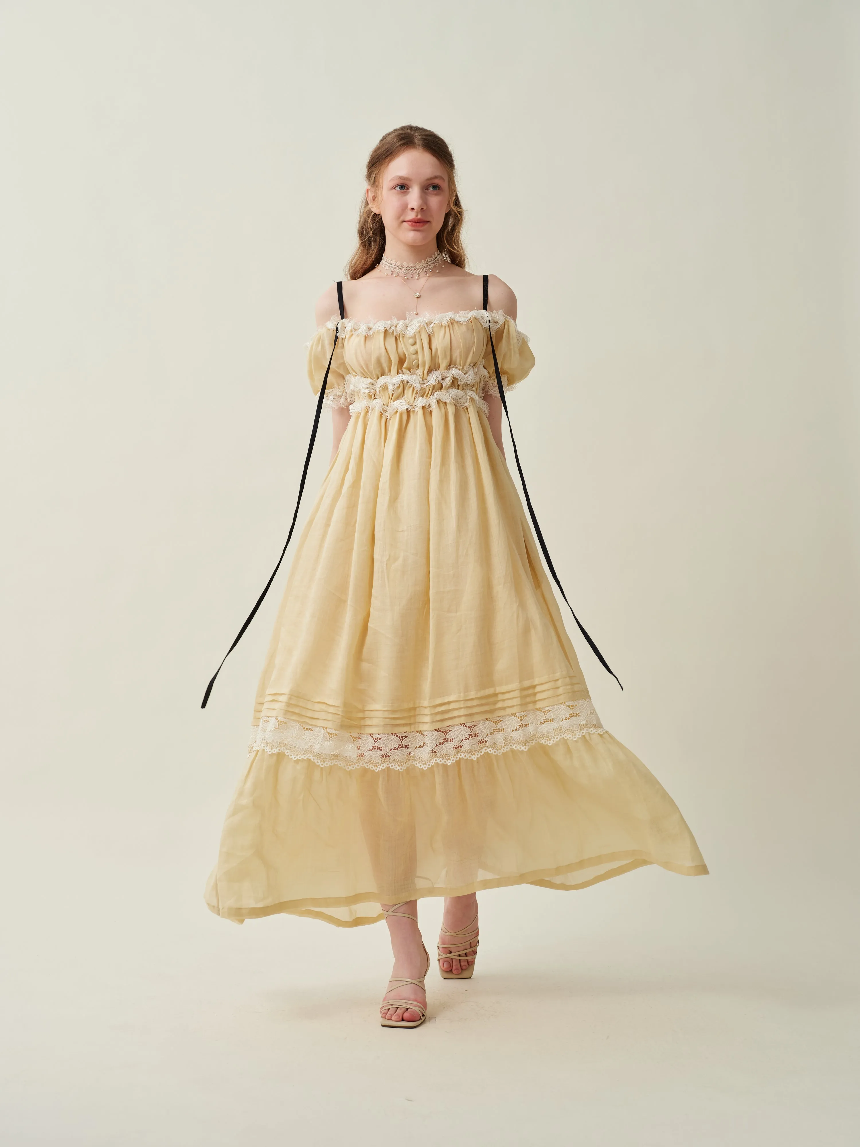 Carolynn 24 | flowy maxi dress with lace