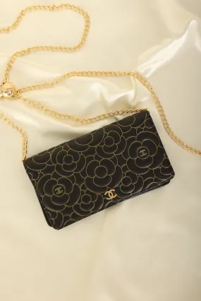 Chanel Camellia Wallet on Chain