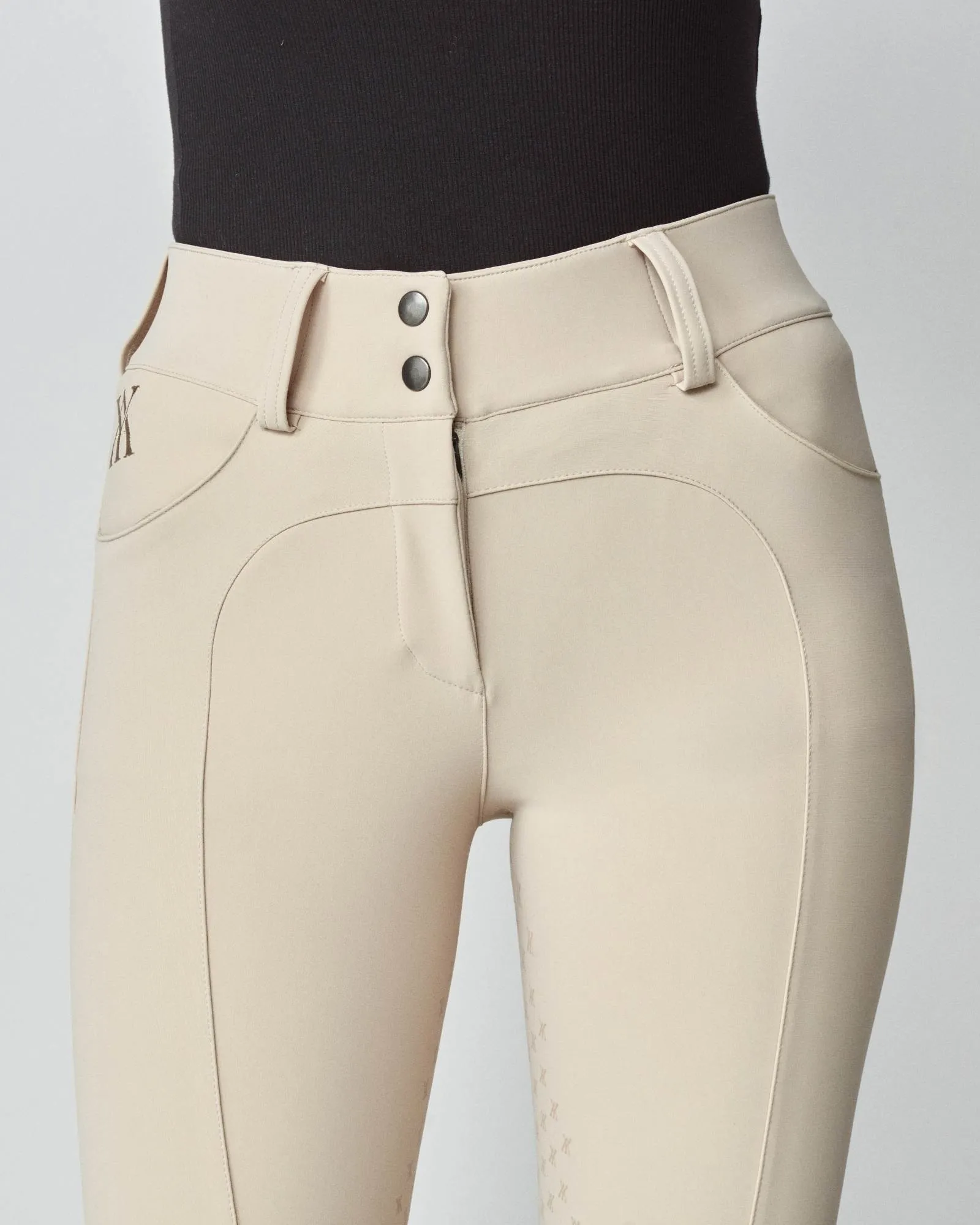 Compression Performance Breeches Tan