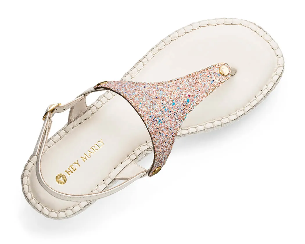 Cosmic Glitter - Wedge Bast Mid Crema TS