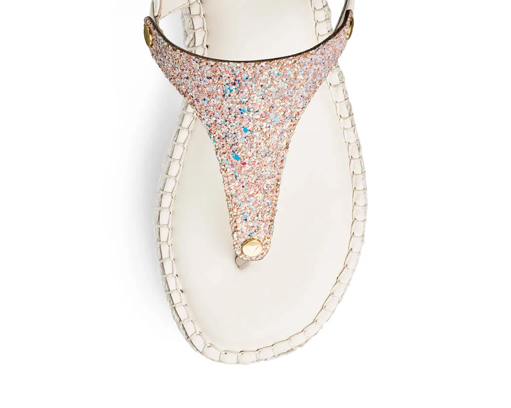 Cosmic Glitter - Wedge Bast Mid Crema TS