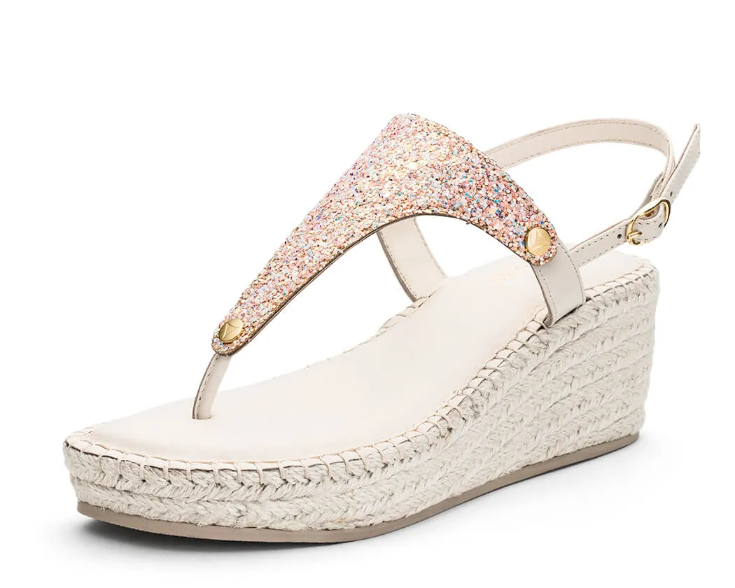 Cosmic Glitter - Wedge Bast Mid Crema TS