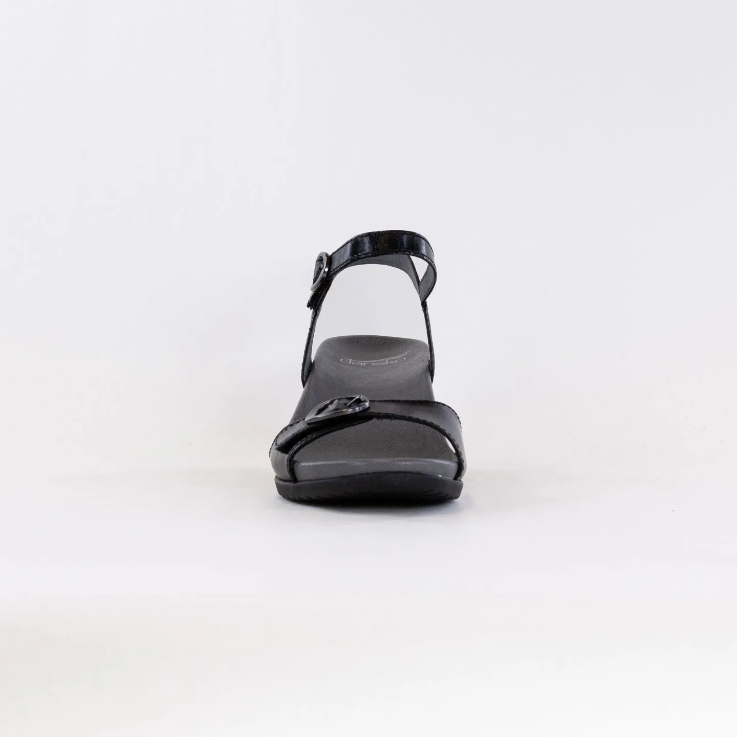Dansko Arielle (Women's) - Black Glazed Kid Leather