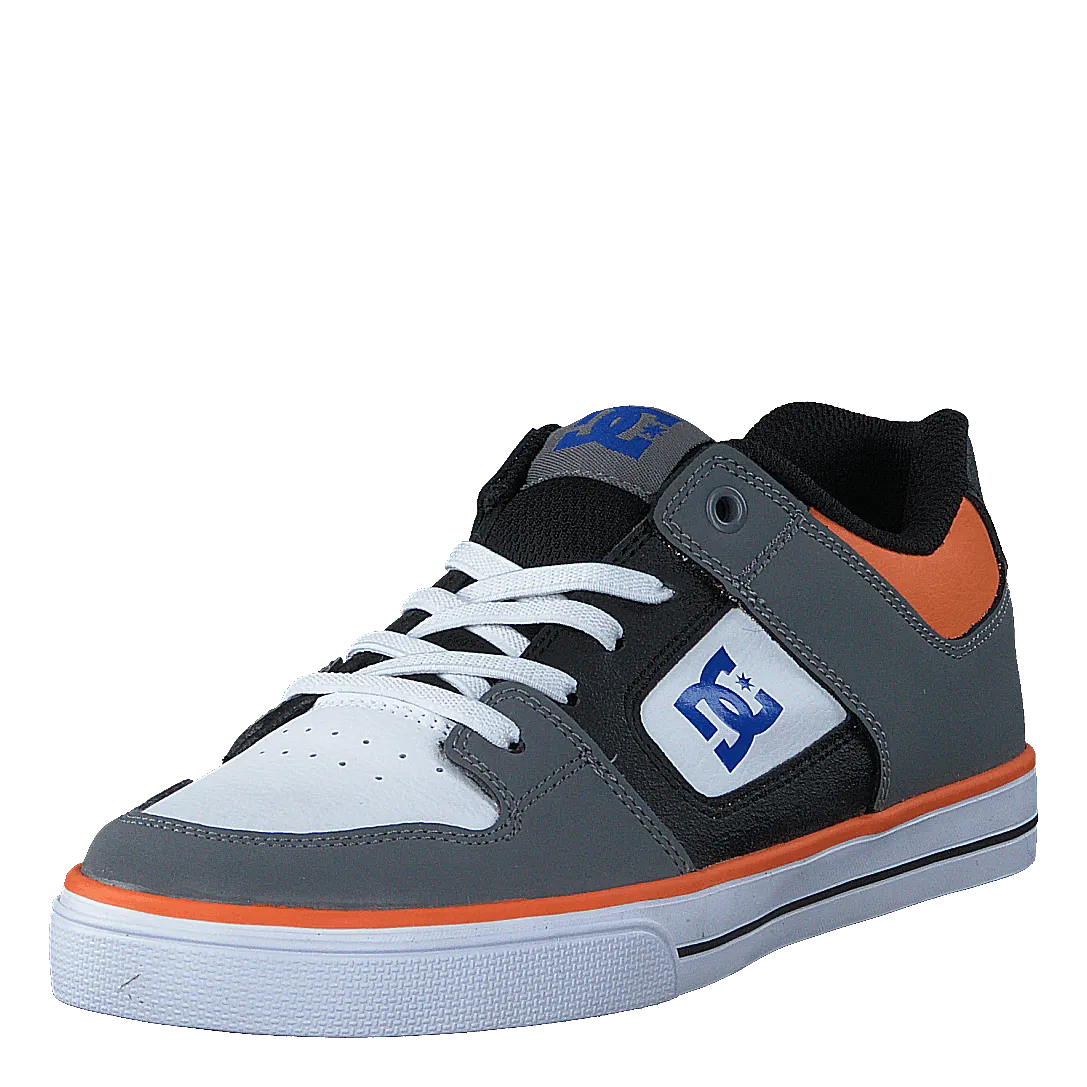 Dc Kids Pure Elastic B Shoe Grey/Blue/White