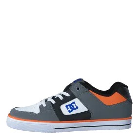 Dc Kids Pure Elastic B Shoe Grey/Blue/White