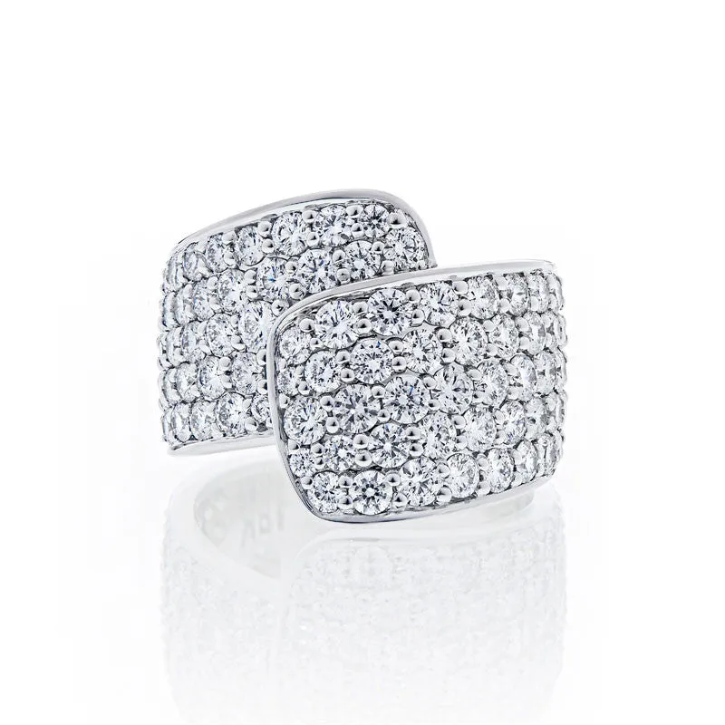 Diamond Ribbon Ring