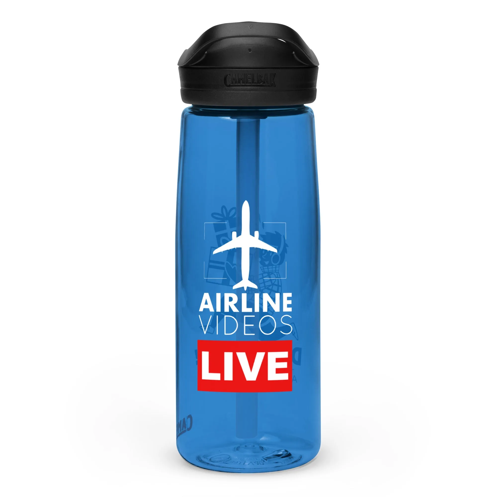 DROP IT BOB! (BLUE) Sports water bottle