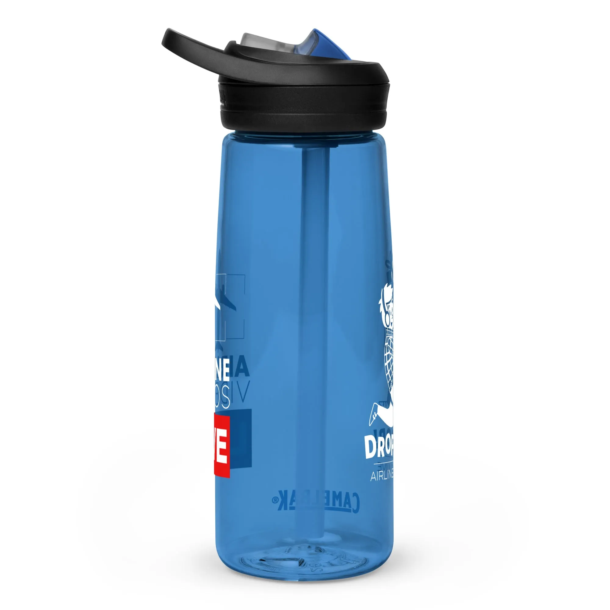 DROP IT BOB! (BLUE) Sports water bottle