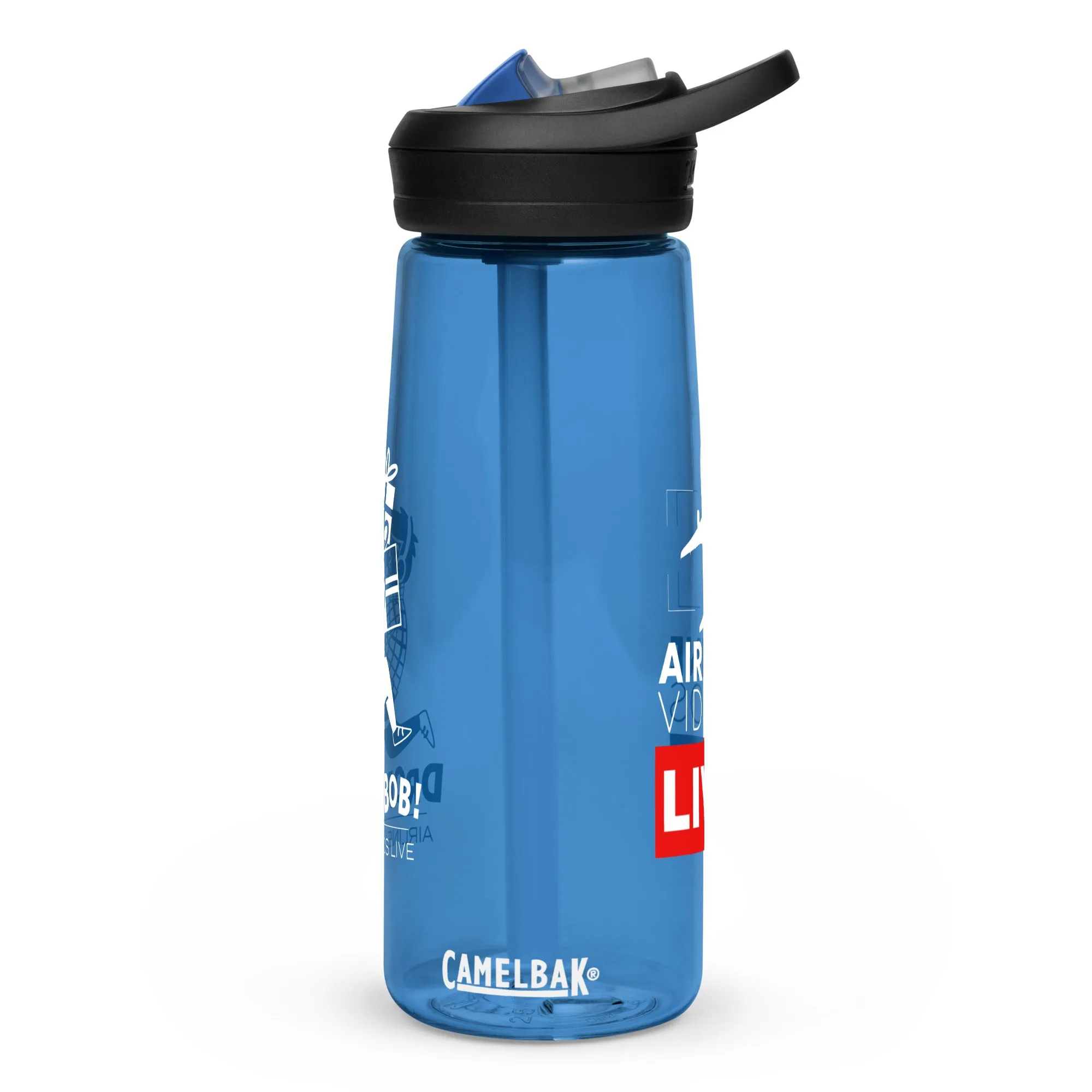 DROP IT BOB! (BLUE) Sports water bottle