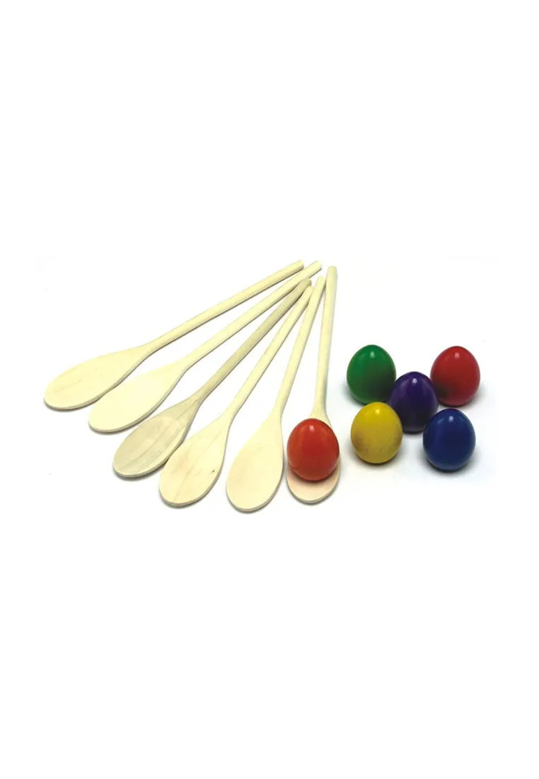 DS Egg & Spoon Set - Set of 6