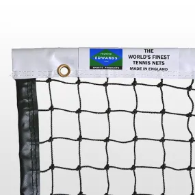 Edwards Matchplay Tennis Net - 2.5mm Netting, Double-Stitched Vinyl Headband