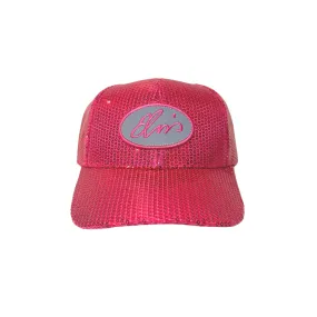 Elvis Pink Sequin Cap