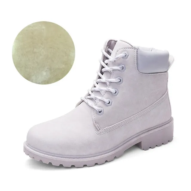 Fujin Brand spring fall winter Top Quality Comfortable Platform Boots Women Ankle Boots Rubber Boots female lady Botas shoes