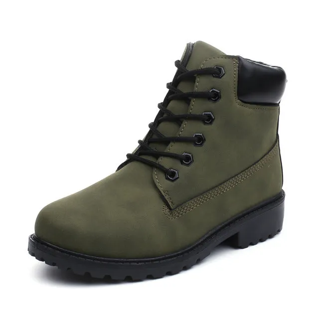 Fujin Brand spring fall winter Top Quality Comfortable Platform Boots Women Ankle Boots Rubber Boots female lady Botas shoes