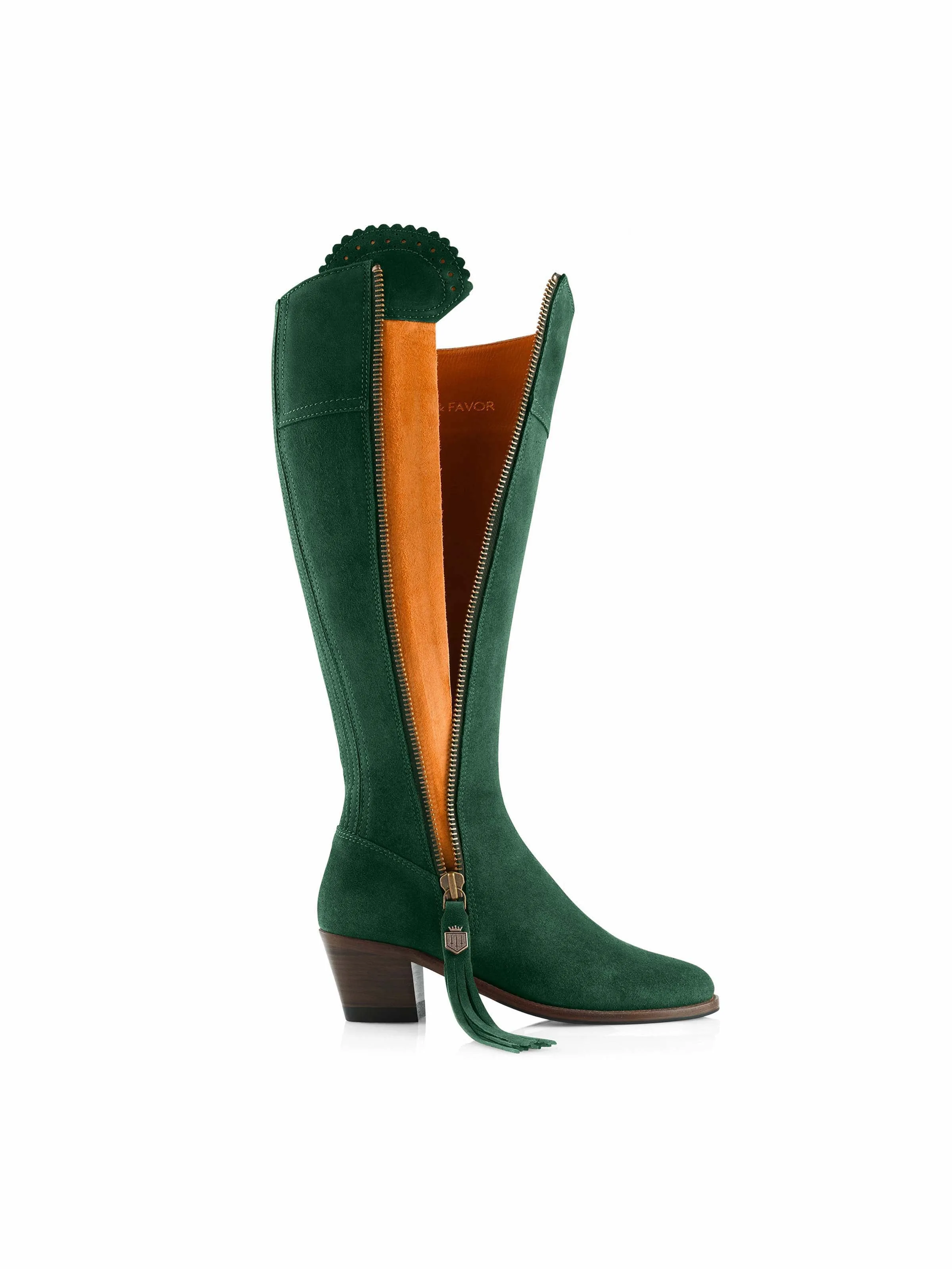 Heeled Regina (Sporting Fit) - Emerald Green