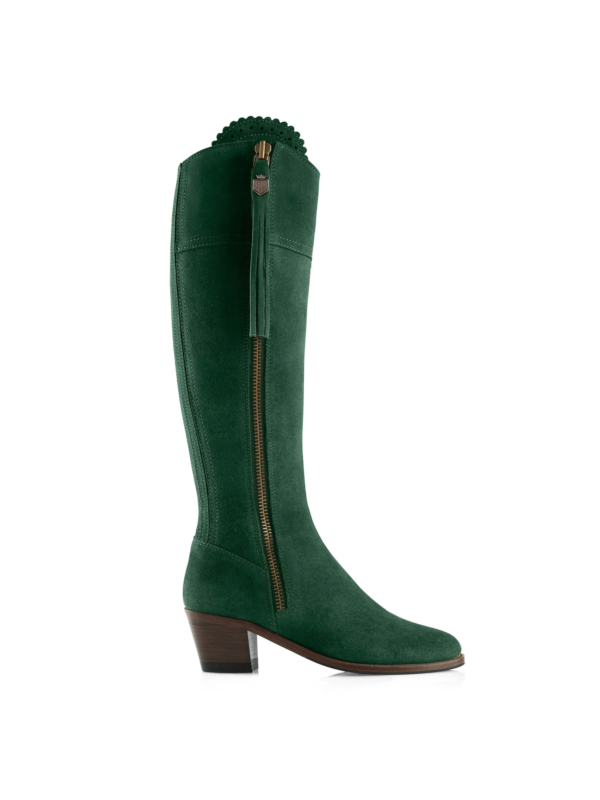 Heeled Regina (Sporting Fit) - Emerald Green