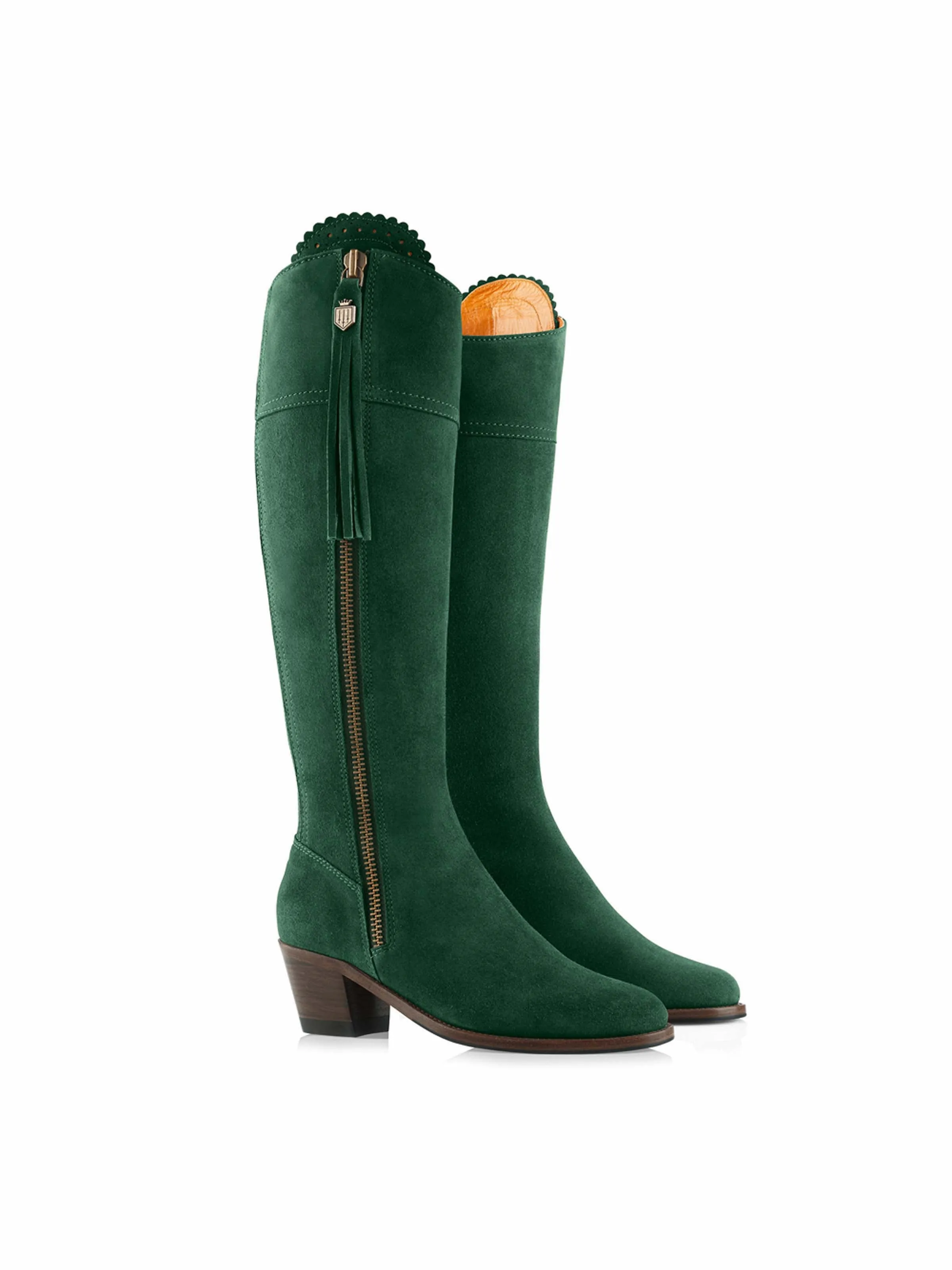 Heeled Regina (Sporting Fit) - Emerald Green