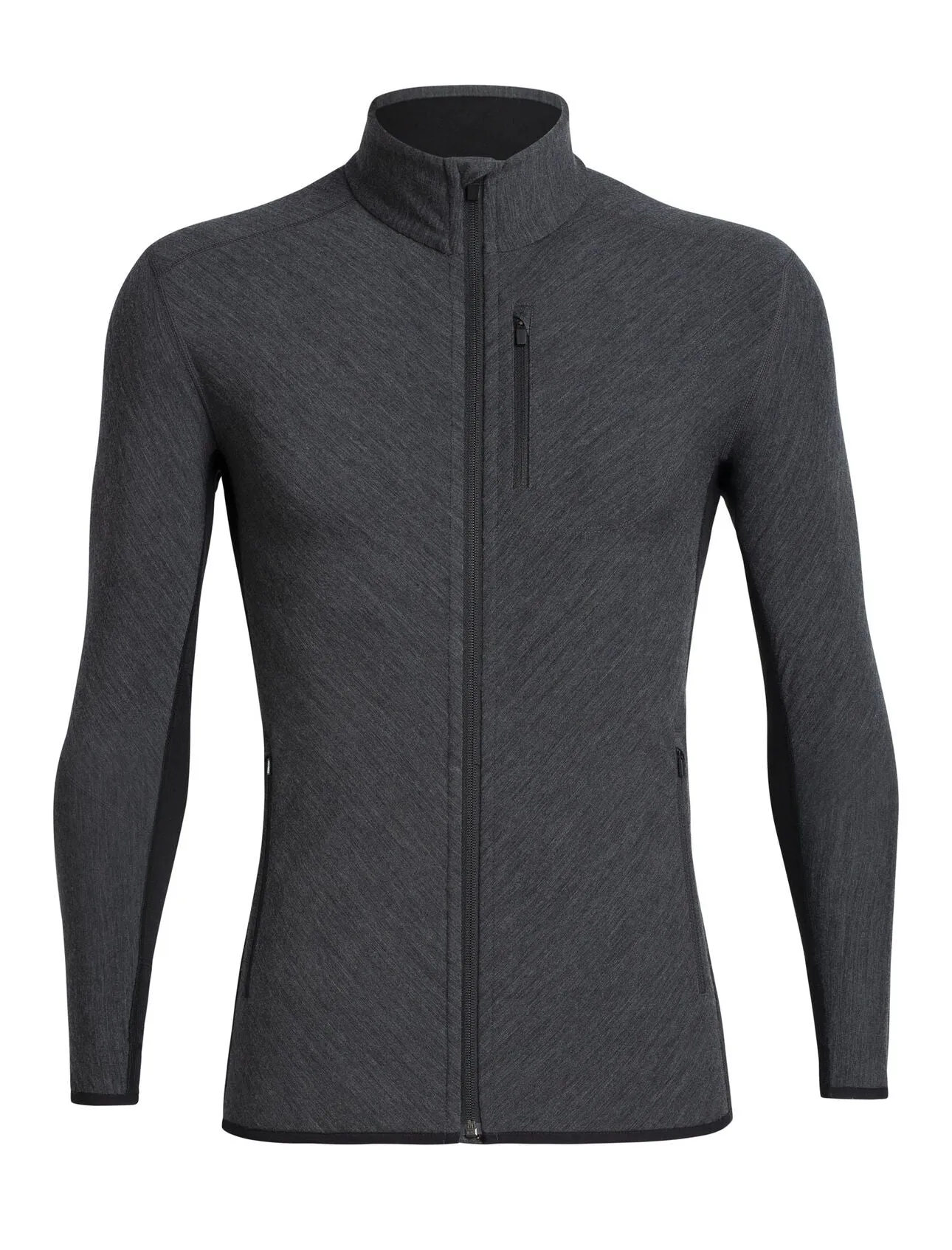 Icebreaker Descender LS Zip (Men's) Jet/Heather