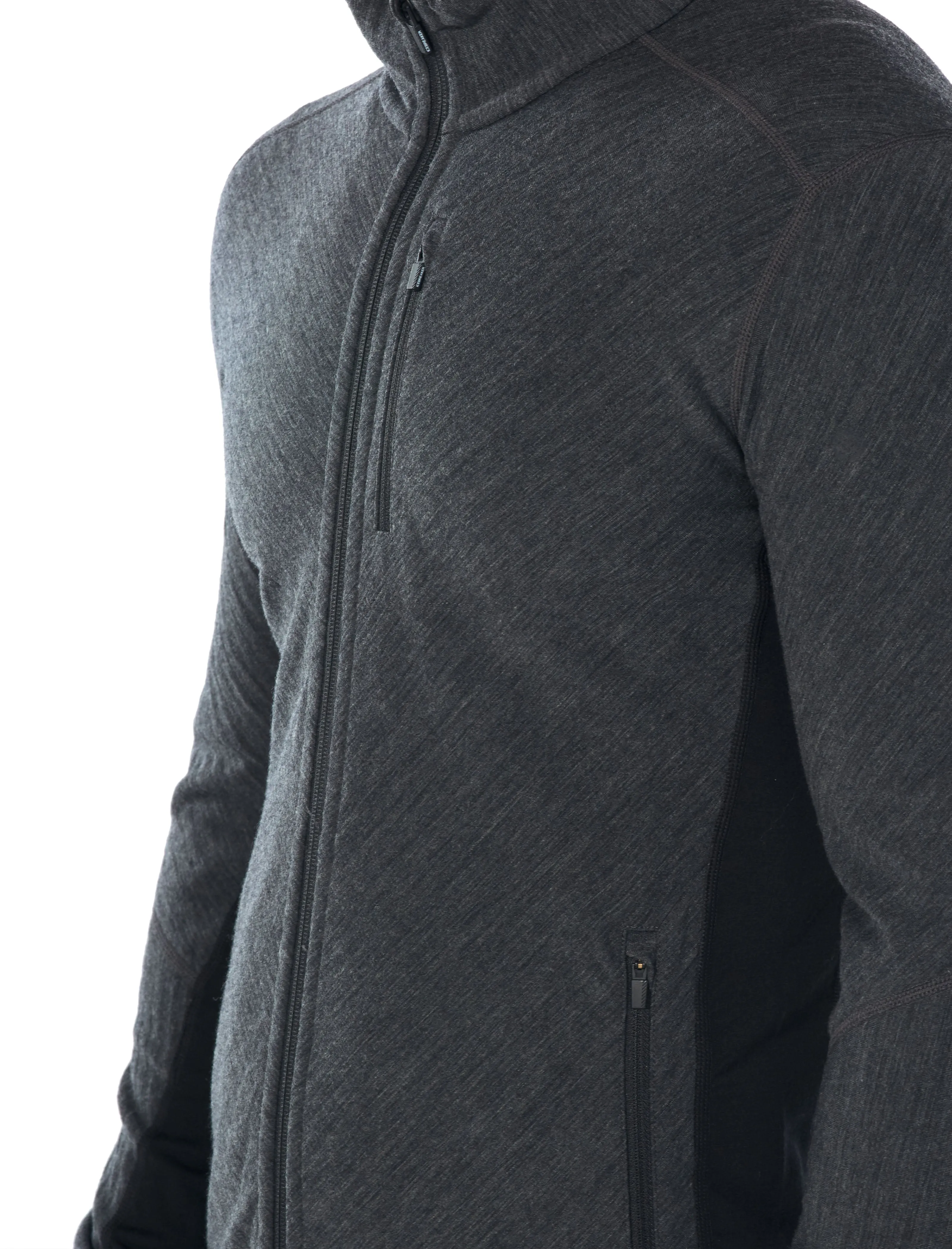 Icebreaker Descender LS Zip (Men's) Jet/Heather
