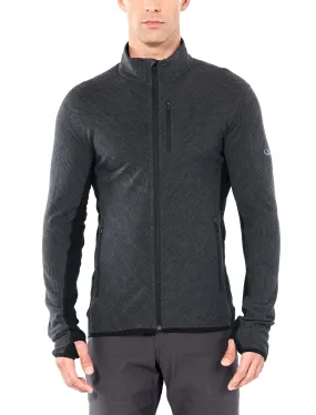 Icebreaker Descender LS Zip (Men's) Jet/Heather