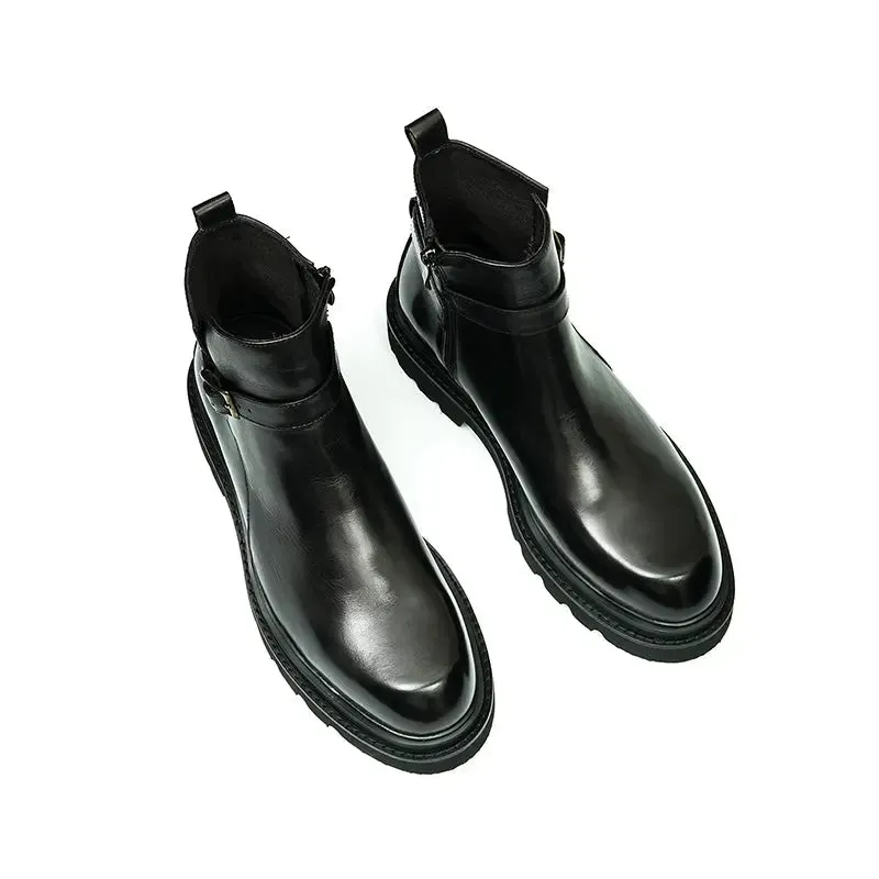 Lace-Up Martin Boots D86210