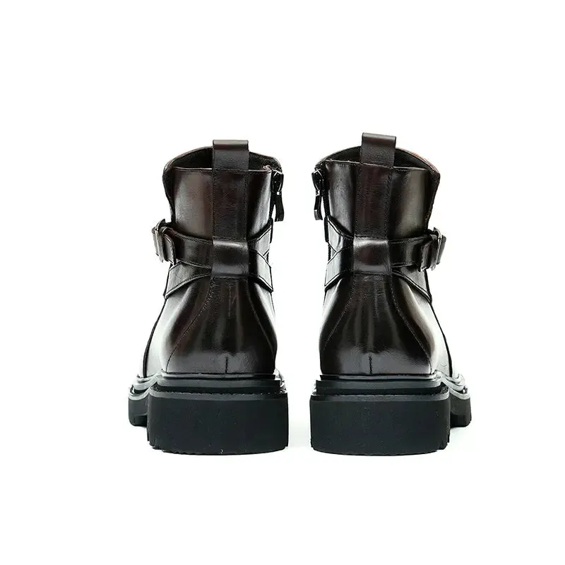 Lace-Up Martin Boots D86210