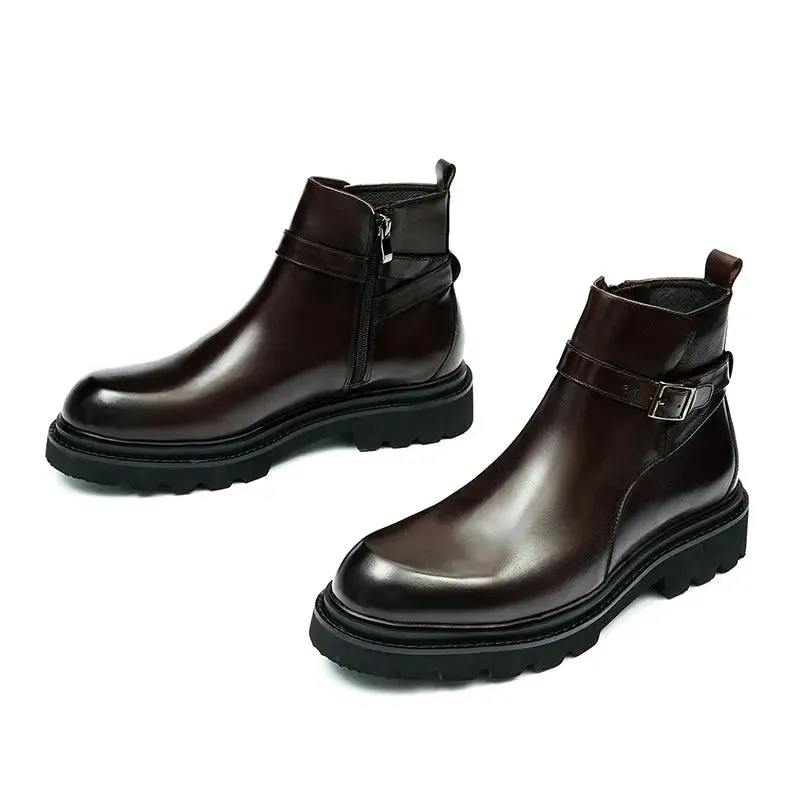 Lace-Up Martin Boots D86210