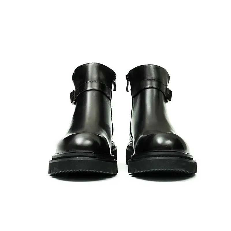 Lace-Up Martin Boots D86210