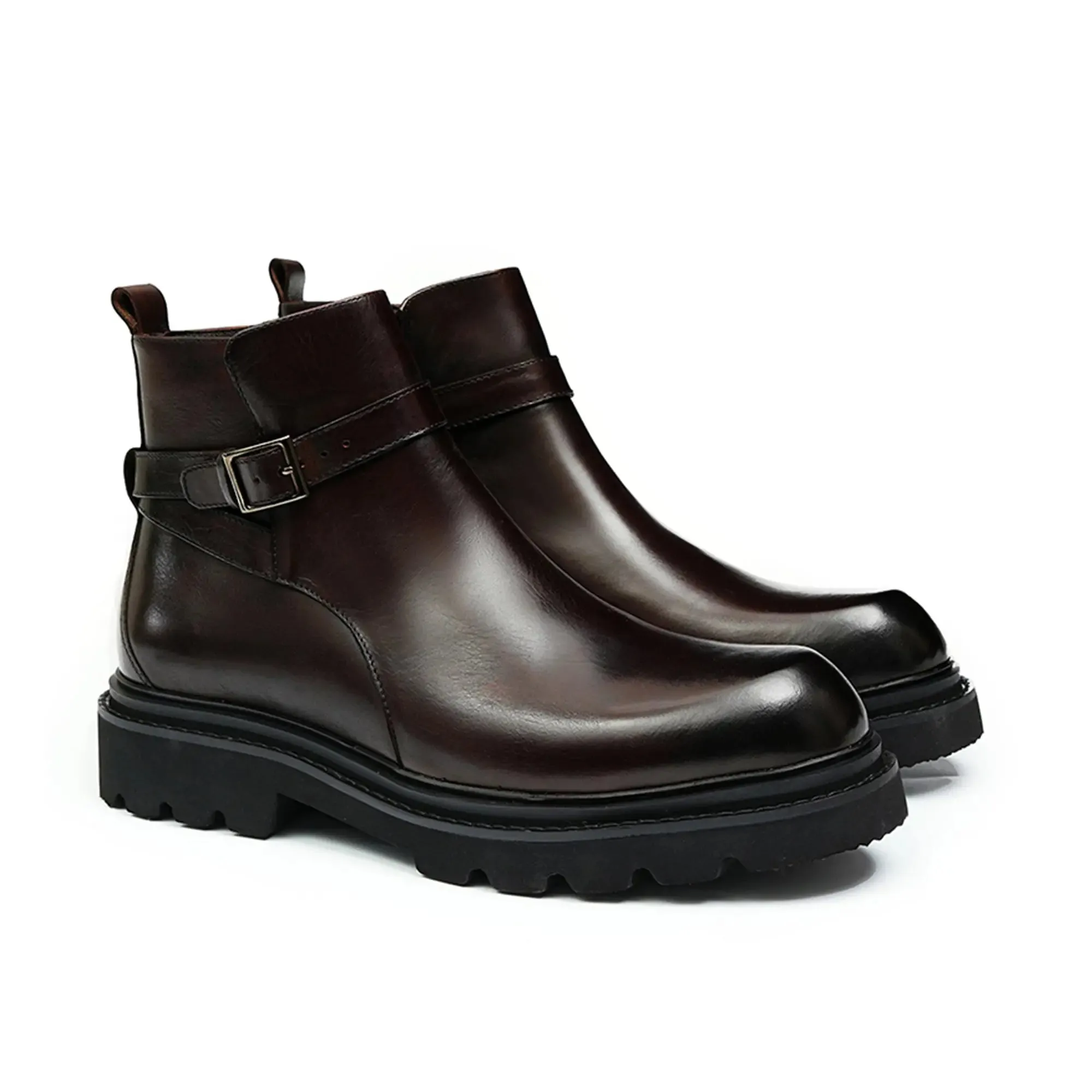 Lace-Up Martin Boots D86210