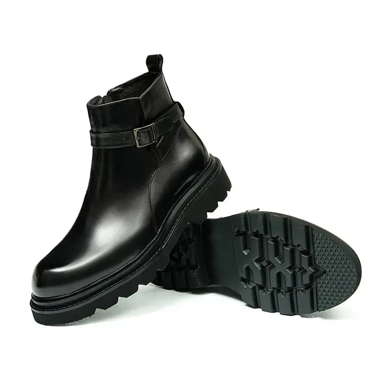 Lace-Up Martin Boots D86210