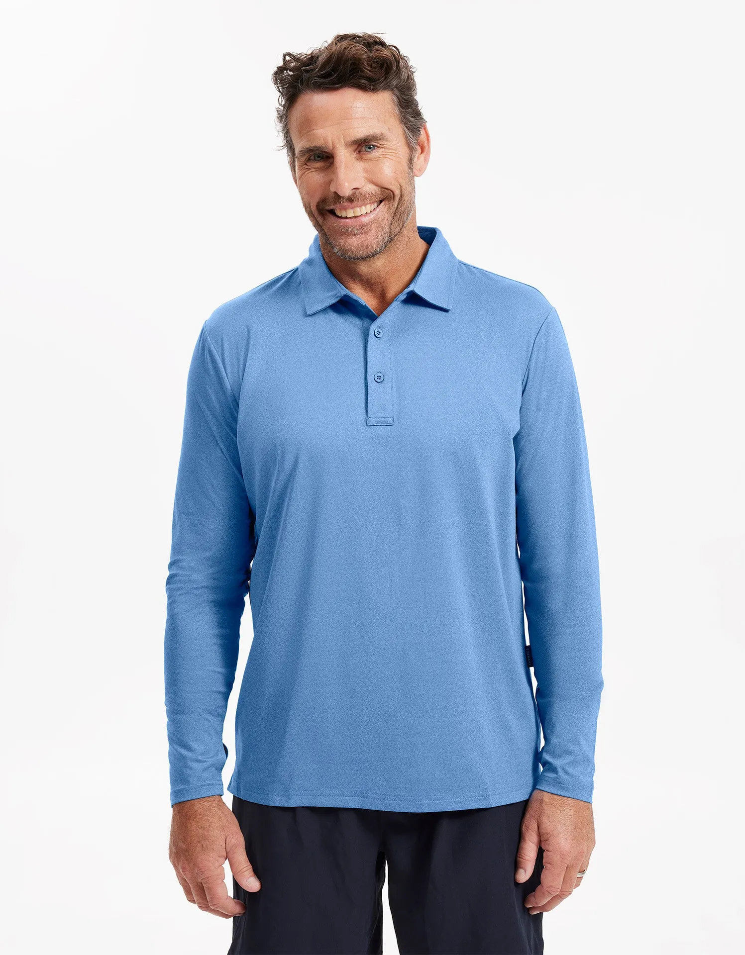 Long Sleeve Polo Shirt UPF50  Active Collection