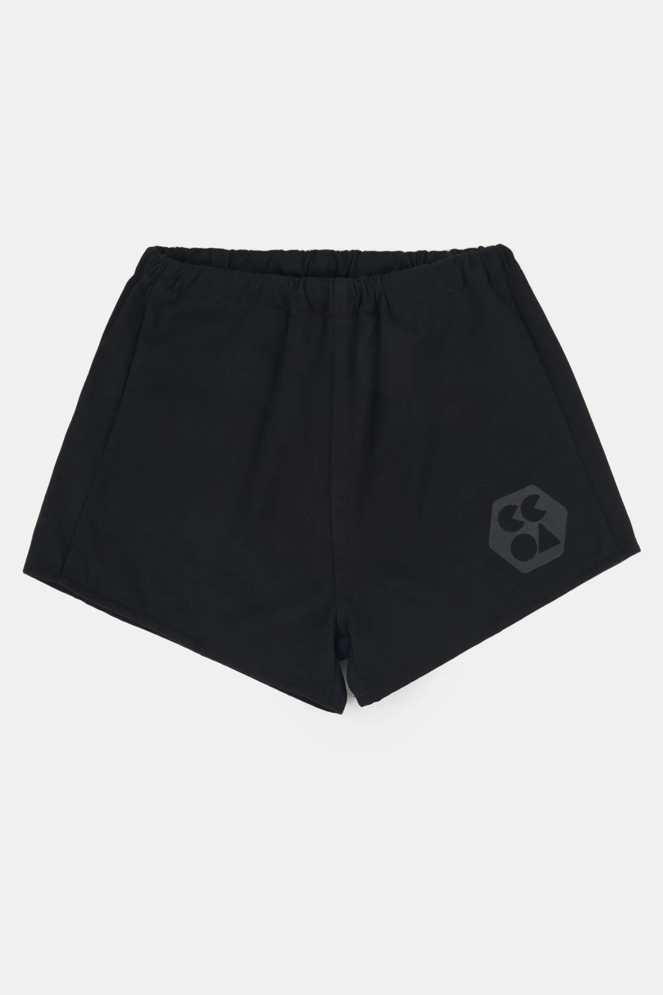Men's Heavyweight Sports Short Plastic Free - Black