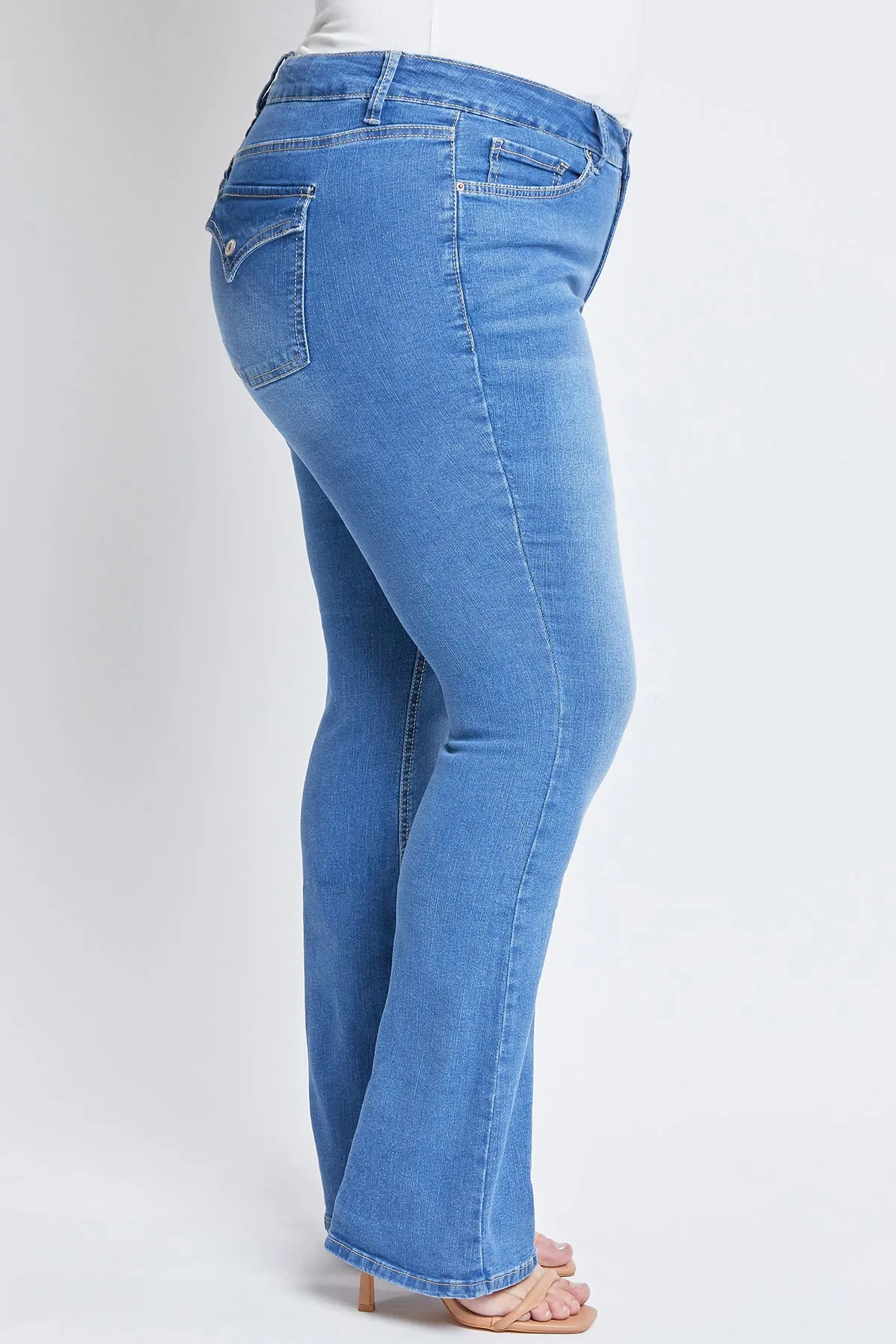 Missy Plus Sustainable Mid-Rise Bootcut Jean, Pack Of 12