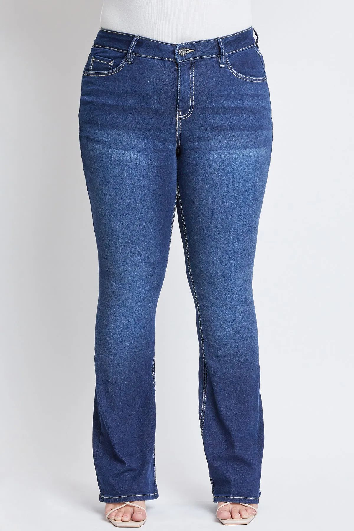 Missy Plus Sustainable Mid-Rise Bootcut Jean, Pack Of 12