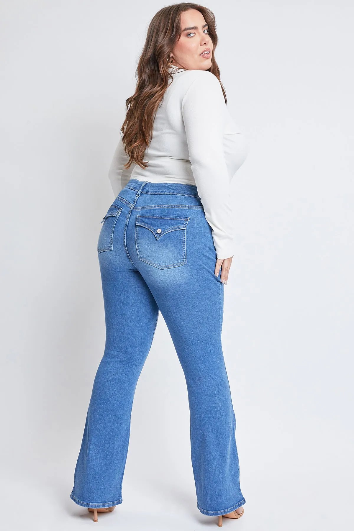 Missy Plus Sustainable Mid-Rise Bootcut Jean, Pack Of 12