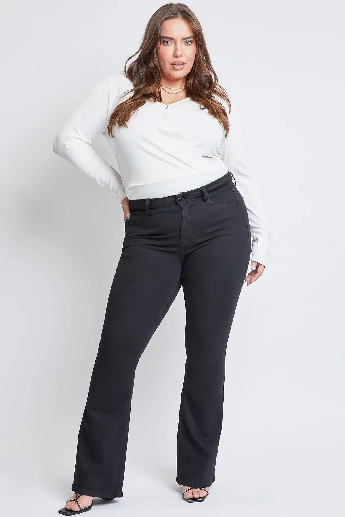 Missy Plus Sustainable Mid-Rise Bootcut Jean, Pack Of 12
